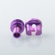 Authentic MK MODS Titanium TA Integrated Drip Tip for BB / Billet / Boro AIO Box Mod - Purple