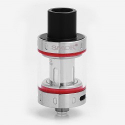 Authentic SMOKtech SMOK Pen Sub Ohm Tank - Silver, Stainless Steel + Glass, 2ml, 0.25 Ohm, 22mm Diameter