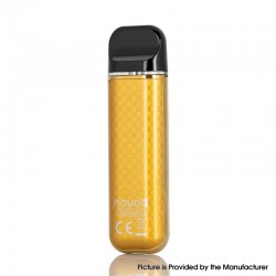 [Ships from Bonded Warehouse] Authentic SMOK Novo 3 Pod System Kit - Gold Carbon Fiber, 800mAh, 6~25W, 2.0ml, 0.8ohm