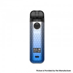 [Ships from Bonded Warehouse] Authentic SMOK NOVO 4 25W Pod System Kit - Blue Grey Cobra, 5~25W, 800mAh, 2.0ml Pod, 0.8ohm