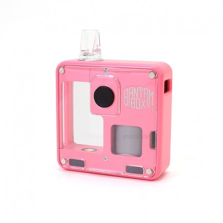 Authentic SXK Bantam V3 AIO Boro Box Mod Kit - Pink, VW 5~30W, 1 x 18350, Compatible with BB / Billet Boro Tank