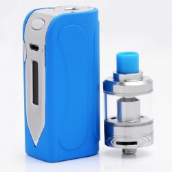 Authentic SXK Nebula Sword 50W 1500mAh TC VW Variable Wattage Mod + Scabbard Tank Kit - Blue, Stainless Steel, 1~50W