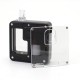 Authentic SXK Replacement Front + Back Cover Panel Plate for SXK Bantam V3 Box Mod Kit - Translucent, Acrylic