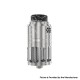 Authentic ThunderHead Creations Artemis II TC RDTA Rebuildable Dripping Tank Atomizer - Silver, 5.5ml, 25mm Diameter