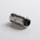 Authentic ThunderHead Creations THC Artemis RDTA Vape Atomizer w/ BF Pin - Silver, SS + Glass, 4.5ml, 24mm Diameter