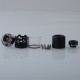 Authentic ThunderHead Creations THC Artemis RDTA Rebuildable Dripping Tank Vape Atomizer - Matt Black, 4.5ml, 24mm, Special