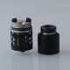 Authentic ThunderHead Creations THC Artemis RDTA Rebuildable Dripping Tank Vape Atomizer - Matt Black, 4.5ml, 24mm, Special