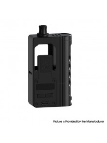 Authentic ThunderHead Creations Blaze AIO Boro Box Mod - Black, VW 5~88W, 1 x 18650, Compatible with BB / Billet Boro RBA / Tank