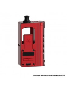 Authentic ThunderHead Creations Blaze AIO Boro Box Mod - Red, VW 5~88W, 1 x 18650, Compatible with BB / Billet Boro RBA / Tank