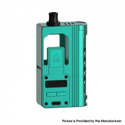 Authentic ThunderHead Creations Blaze AIO Boro Box Mod - Tiffany Blue, VW 5~88W, Compatible with BB / Billet Boro RBA / Tank