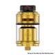 Authentic ThunderHead Creations & Mike Vapes Blaze RTA Rebuildable Tank Atomizer - Gold, 2ml / 5.5ml, 26mm Diameter