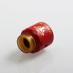 Authentic ThunderHead Creations THC Tauren RDA Rebuildable Dripping Atomizer w/ BF Pin - Red, Brass, 24mm Diameter