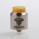 Authentic ThunderHead Creations THC Tauren RDA Rebuildable Dripping Atomizer w/ BF Pin - Silver, Stainless Steel, 24mm Diameter