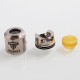 Authentic ThunderHead Creations THC Tauren RDA Rebuildable Dripping Atomizer w/ BF Pin - Silver, Stainless Steel, 24mm Diameter