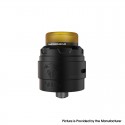 Authentic ThunderHead Creations Tauren Solo V1.5 RDA Atomizer - Matte Black, 24mm Diameter