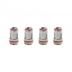 [Ships from Bonded Warehouse] Authentic Uwell Crown 5 FeCrAl UN2 Single Mesh Coil - 0.23ohm (65~70W) (4 PCS)