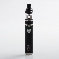 Authentic VandyVape Berserker 1100mAh Mod + Berserker Subtank MTL Starter Kit - Black, 2ml / 3.5ml, 19mm Diameter