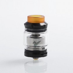 Authentic Wismec Bellerophon RTA Rebuildable Tank Atomizer - Black, Stainless Steel, 4ml, 27mm Diameter