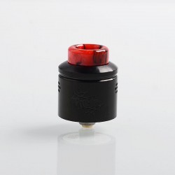 Authentic Wotofo Profile RDA Rebuildable Dripping Atomizer w/ BF Pin - Black, Stainless Steel, 24mm Diameter