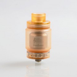 Authentic Ystar Beethoven RTA Rebuildable Tank Atomizer - Orange, Resin + Stainless Steel, 5.5ml, 24.7mm Diameter