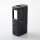 BMM.38 Aio Style 60W Boro Box Mod - Black, Flower Pattern, 1~60W, 1 x 18650 / 21700