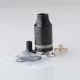 Cabeo Style DL / MTL RTA Rebuildable Tank Atomizer - Black, 5.0ml, Single Coil Configuration, 24mm Diameter