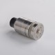 Cabeo Style DL / MTL RTA Rebuildable Tank Atomizer - Silver, 5.0ml, Single Coil Configuration, 24mm Diameter