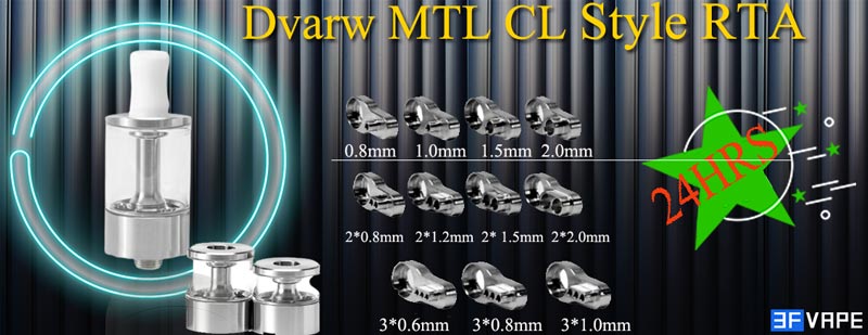 Dvarw MTL CL Style RTA Atomizer