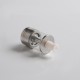 Dvarw MTL FL Facelift 24 Style RTA Rebuildable Tank Atomizer w/ 11 x Air Inserts - Silver, 3.5ml / 6.0ml, 24mm Diameter