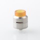 Goon LP Style RDA Rebuildable Dripping Atomizer w/ BF Pin - Silver, Stainless Steel + PEI, 24mm Diameter