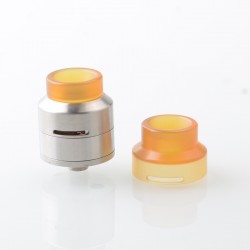 Goon LP Style RDA Rebuildable Dripping Atomizer w/ BF Pin - Silver, Stainless Steel + PEI, 24mm Diameter