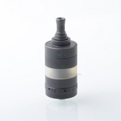 KF X Style RTA Rebuildable Tank Atomizer - Black, 316SS + PSU, 3.0ml, 22mm, MTL 