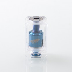 MISSION KB2 Style RBA Tank Full Kit for DotAIO V1 / V2 - Blue, Air Pins 1.0, 1.2, 2.0, 2.5, 3.0, 3.5, 4.3mm, 3.8ml