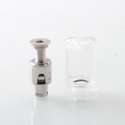 Mission KB2 Style RBA Tank Full Kit for DotAIO V1 / V2 - Sliver, Air Pins 1.0, 1.2, 2.0, 2.5, 3.0, 3.5, 4.3mm, 3.8ml