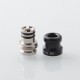 Mission XV DotMission Style Replacement Drip Tip + Button Set for dotMod dotAIO V2 Pod - Black