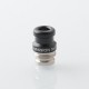 Mission XV DotMission Style Replacement Drip Tip + Button Set for dotMod dotAIO V2 Pod - Black