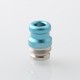 Mission XV DotMission Style Replacement Drip Tip + Button Set for dotMod dotAIO V2 Pod - Tiffany Blue