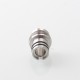 Mission XV DotMission Style Threaded Drip Tip for dotMod dotAIO V1 / V2 Pod - Black, SS + Aluminum