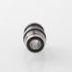 Mission XV DotMission Style Threaded Drip Tip for dotMod dotAIO V1 / V2 Pod - Black, SS + Aluminum