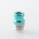 Mission XV DotMission Style Threaded Drip Tip for dotMod dotAIO V1 / V2 Pod - Green, SS + Aluminum