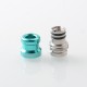 Mission XV DotMission Style Threaded Drip Tip for dotMod dotAIO V1 / V2 Pod - Green, SS + Aluminum