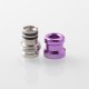 Mission XV DotMission Style Threaded Drip Tip for dotMod dotAIO V1 / V2 Pod - Purple, SS + Aluminum