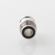 Mission XV DotMission Style Threaded Drip Tip for dotMod dotAIO V1 / V2 Pod - Silver, SS + Aluminum