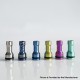 Mission XV Style RDL 510 Drip Tip for RDA / RTA / RDTA Atomizer - Blue, Titanium