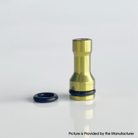 Mission XV Style RDL 510 Drip Tip for RDA / RTA / RDTA Atomizer - Gold, Titanium