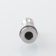 Mission XV Style RDL 510 Drip Tip for RDA / RTA / RDTA Atomizer - Silver, Stainless Steel