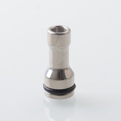 Mission XV Style RDL 510 Drip Tip for RDA / RTA / RDTA Atomizer - Silver, Titanium