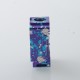 Mission XV Style Space Pod Boro Tank for SXK BB / Billet AIO Box Mod Kit - Sprinkle Purple, Aluminum