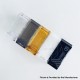 Mission XV Style Space Pod Boro Tank for SXK BB / Billet AIO Box Mod Kit - Translucent Black, PC