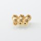 MOBB Mini Royal Collector Edition Style RBA Bridge for Billet / BB / Boro Tank - Gold, Air Pins 1.2mm, 1.5mm, 2.5mm, 3.5mm